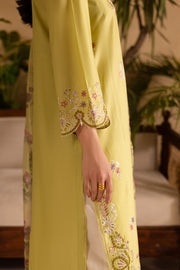 Apple Pie 3Pc - Embroidered Solid Dress