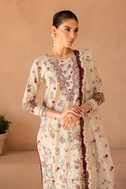Amiraa 3Pc - Embroidered Luxe Pre