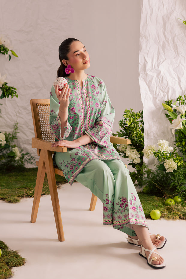 Helen 2Pc - Printed Lawn Dress
