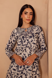 Dark Bloom 2Pc - Printed Lawn Dress