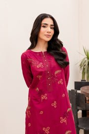 Carnation 2Pc - Embroidered Lawn Dress