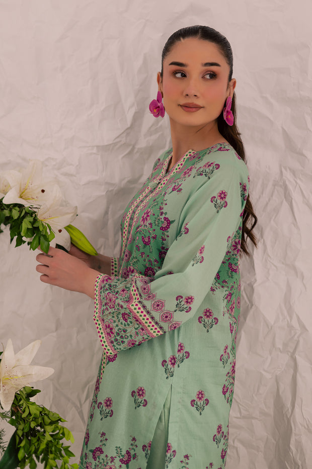 Helen 2Pc - Printed Lawn Dress