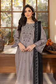 Welz 3Pc - Embroidered Karandi Dress