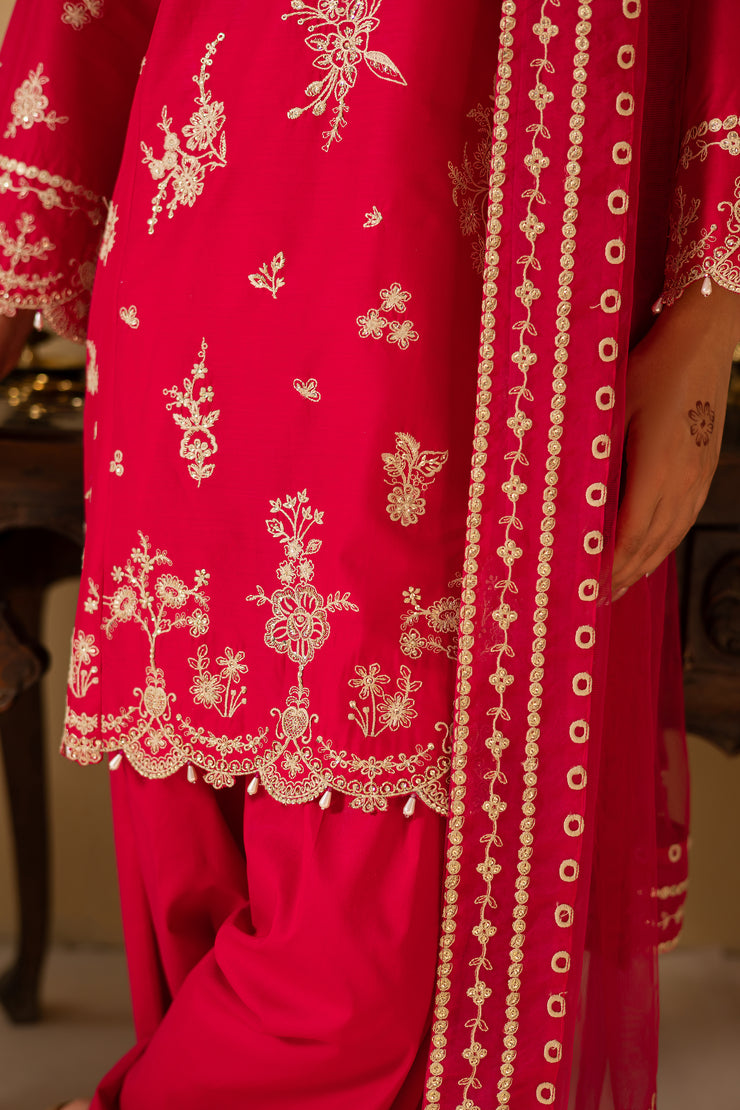 Pink Pearl 3Pc - Festive Eid Pret