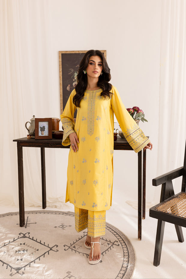 Diyar 2Pc - Embroidered Lawn Dress