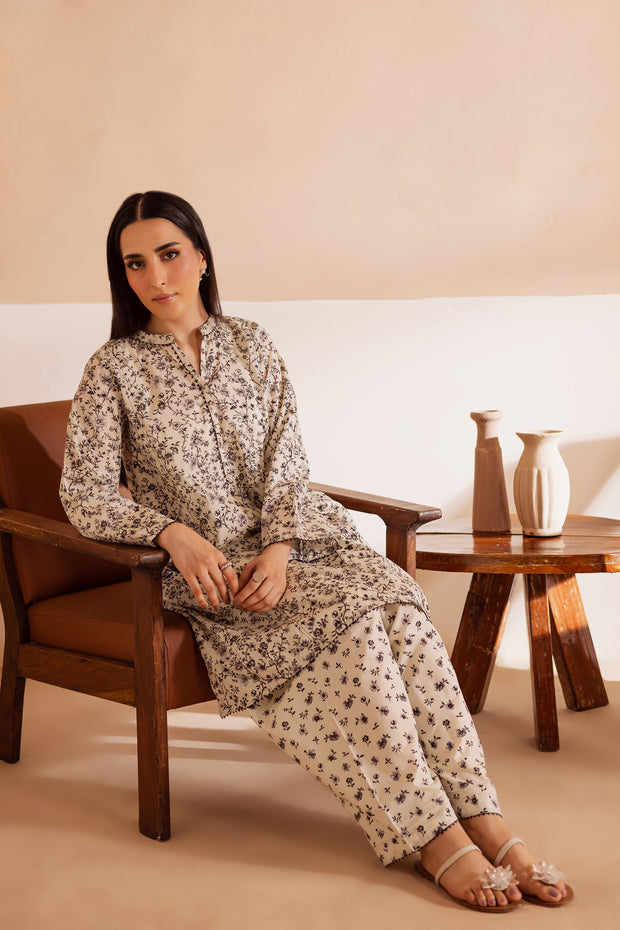 Umi 2Pc - Printed Lawn Dress