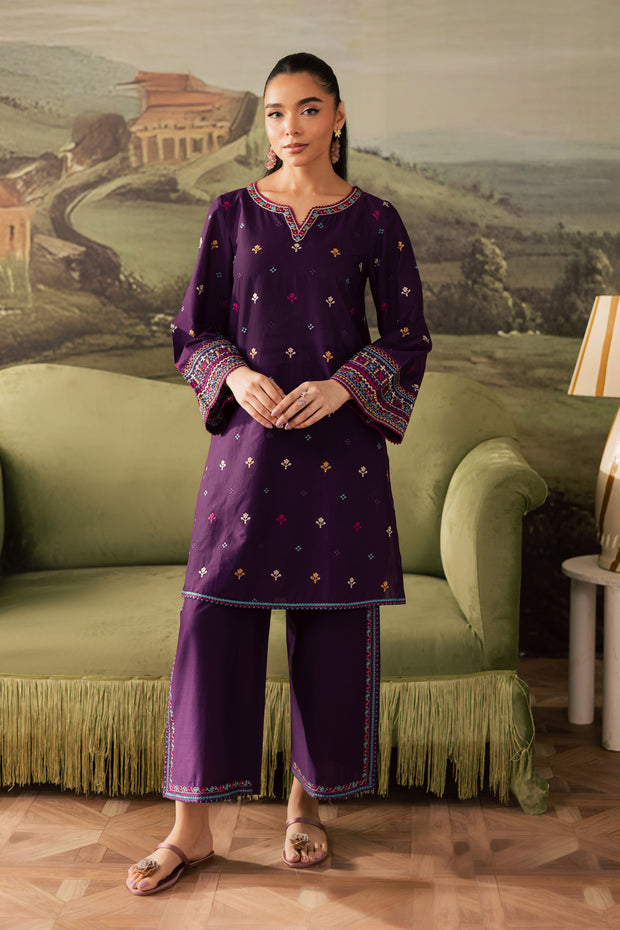 Grapeon 2Pc - Embroidered Lawn Pret