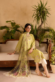 Apple Pie 3Pc - Embroidered Solid Dress