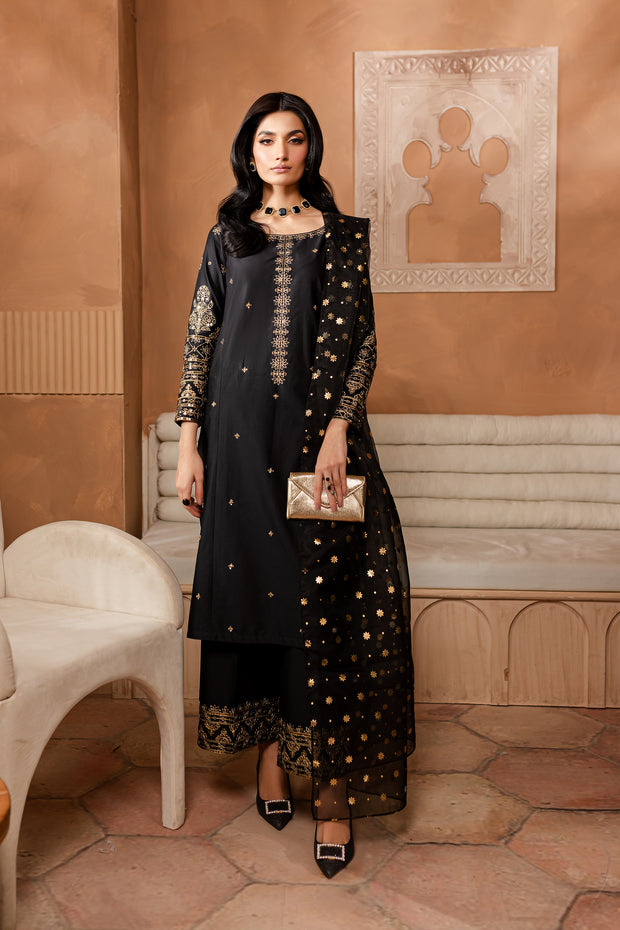 Reign 3Pc - Embroidered Luxe PRET