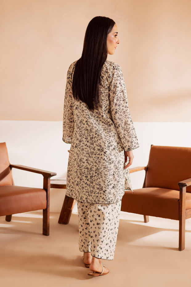 Umi 2Pc - Printed Lawn Dress