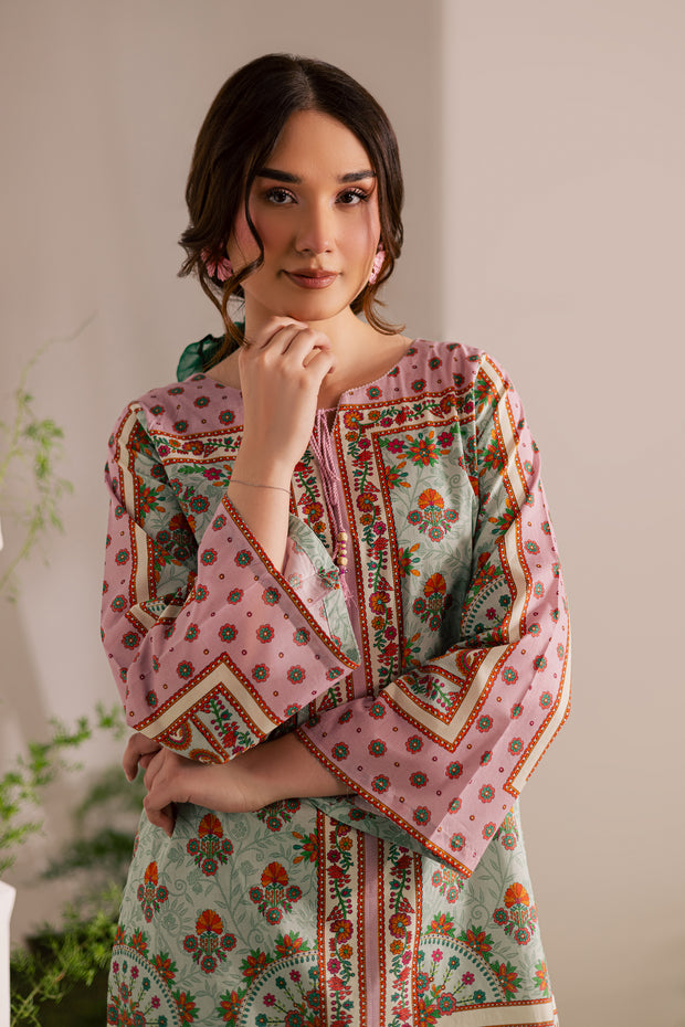 Sasha 2Pc - Printed Lawn Dress