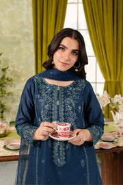 Shadow 3Pc - Embroidered Lawn Dress