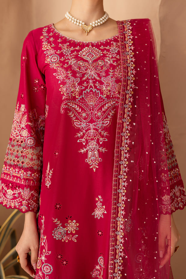 Dove 3Pc - Embroidered Luxe Pret