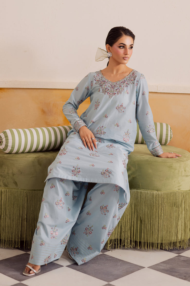 Badal 2Pc - Embroidered Lawn Pret