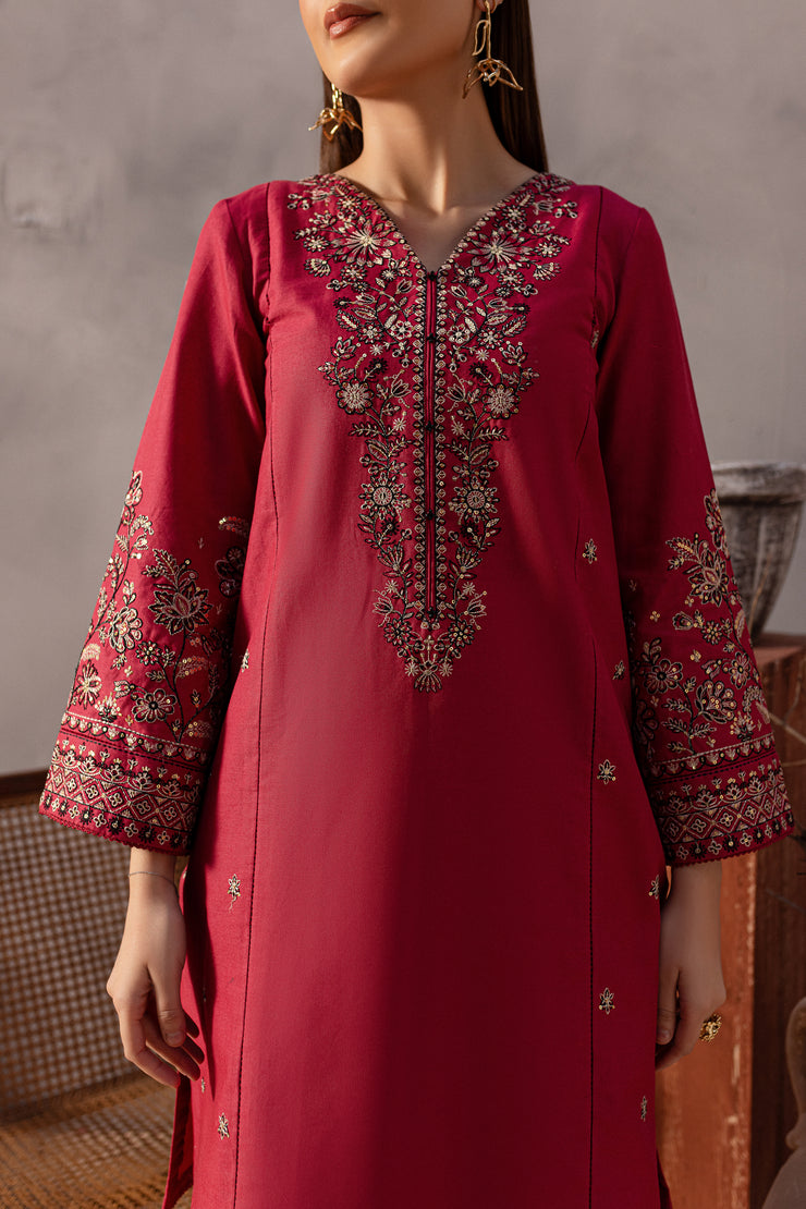 Hadley 2Pc - Embroidered Khaddar Dress