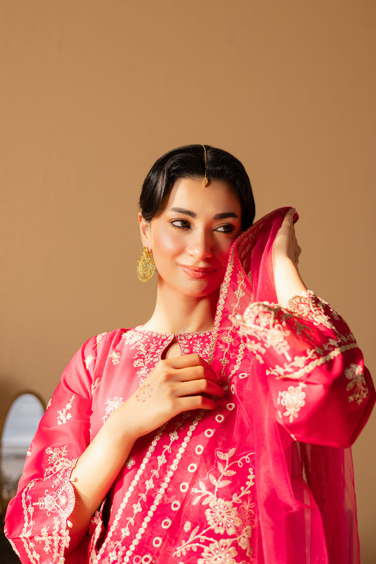 Pink Pearl 3Pc - Festive Eid Pret