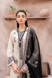 Post 3Pc - Embroidered Lawn Dress