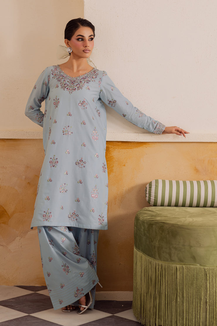 Badal 2Pc - Embroidered Lawn Pret