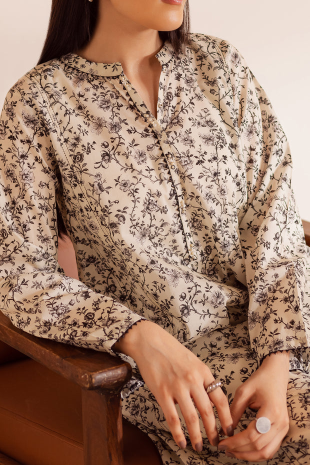 Umi 2Pc - Printed Lawn Dress