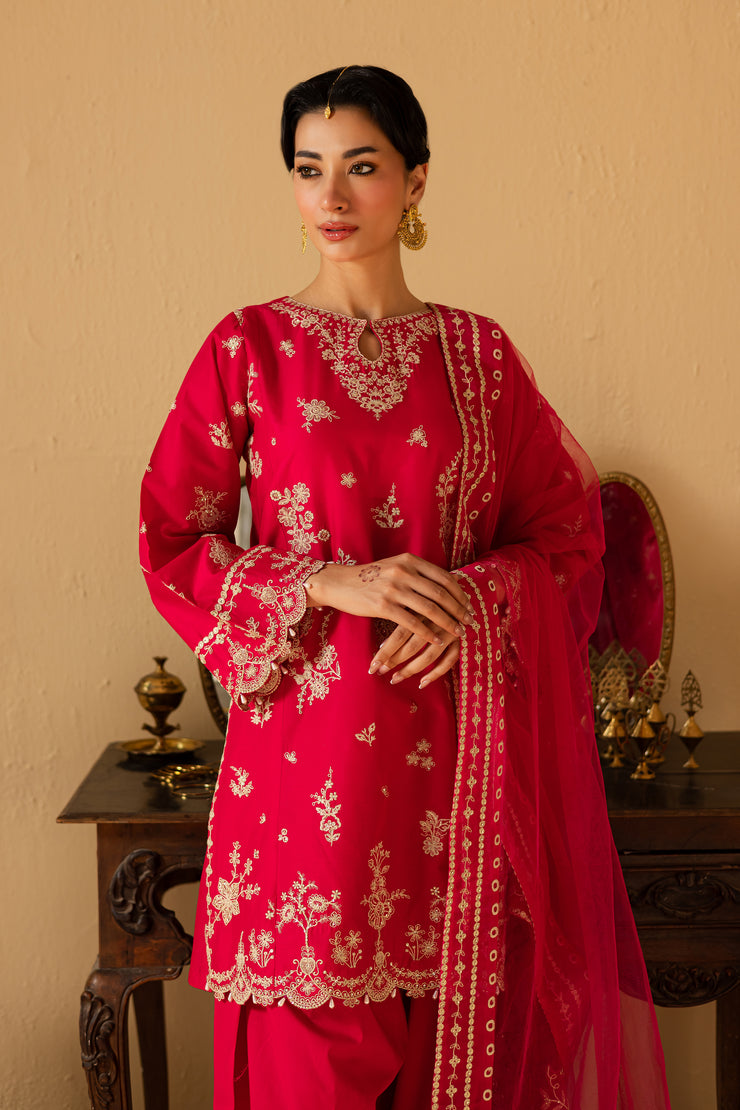 Pink Pearl 3Pc - Festive Eid Pret