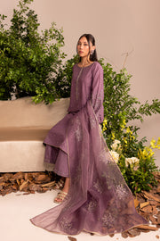 Sakin 3Pc - Embroidered Lawn Dress