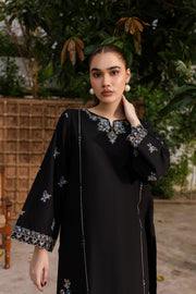 Nashwa 2Pc - Embroidered Khaddar Dress