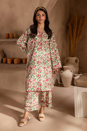 Blake 2Pc - Printed Khaddar Dress