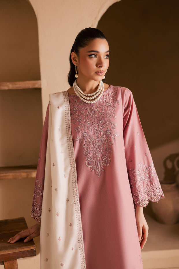  BirdSong 3Pc - Embroidered Khaddar Dress BATIK WINTER PRET 2025  BATIK   XS / Tea Pink / Khaddar-S / Tea Pink / Khaddar-M / Tea Pink / Khaddar-L / Tea Pink / Khaddar-XL / Tea Pink / Khaddar