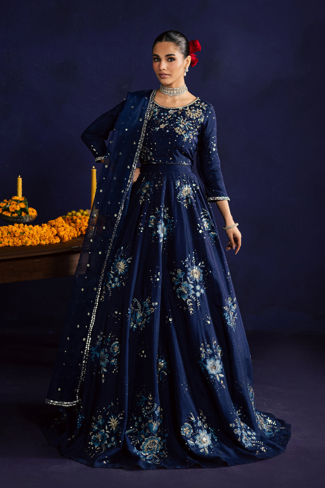 Formal Elegant Batik Dress Design Blue Crush 3Pc- Wedding Formal Dress Formal Elegant Batik Dress Design Blue Crush 3Pc- Wedding Formal Dress