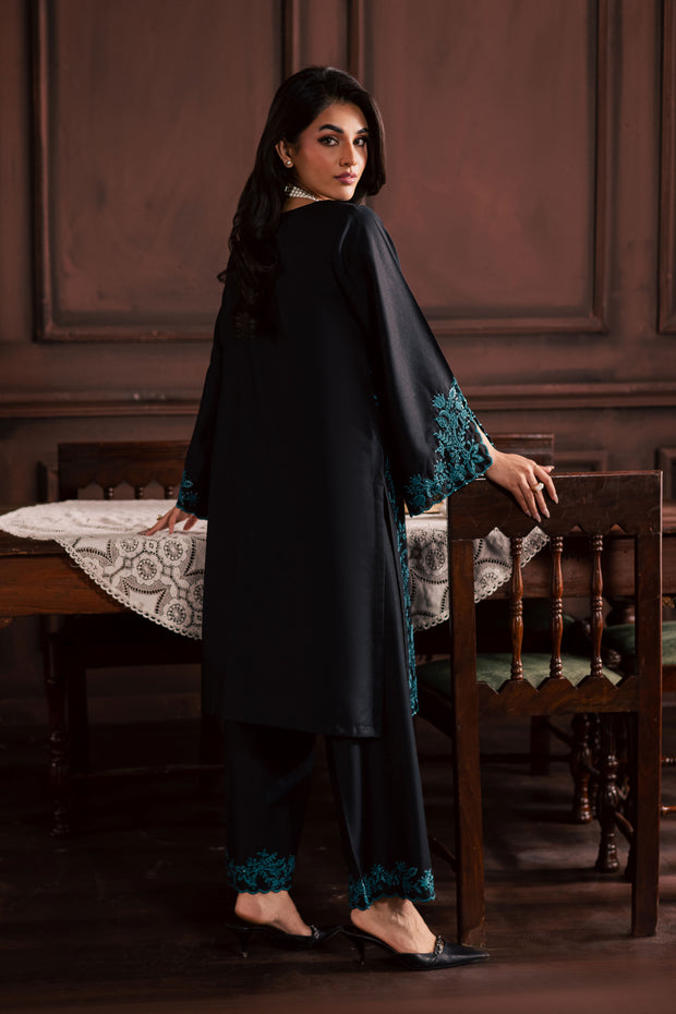 Dreamboat 2Pc - Embroidered Karandi Dress