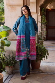 Elika 3Pc - Embroidered Karandi Dress