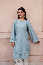 Frosty 2Pc - Embroidered Karandi Dress