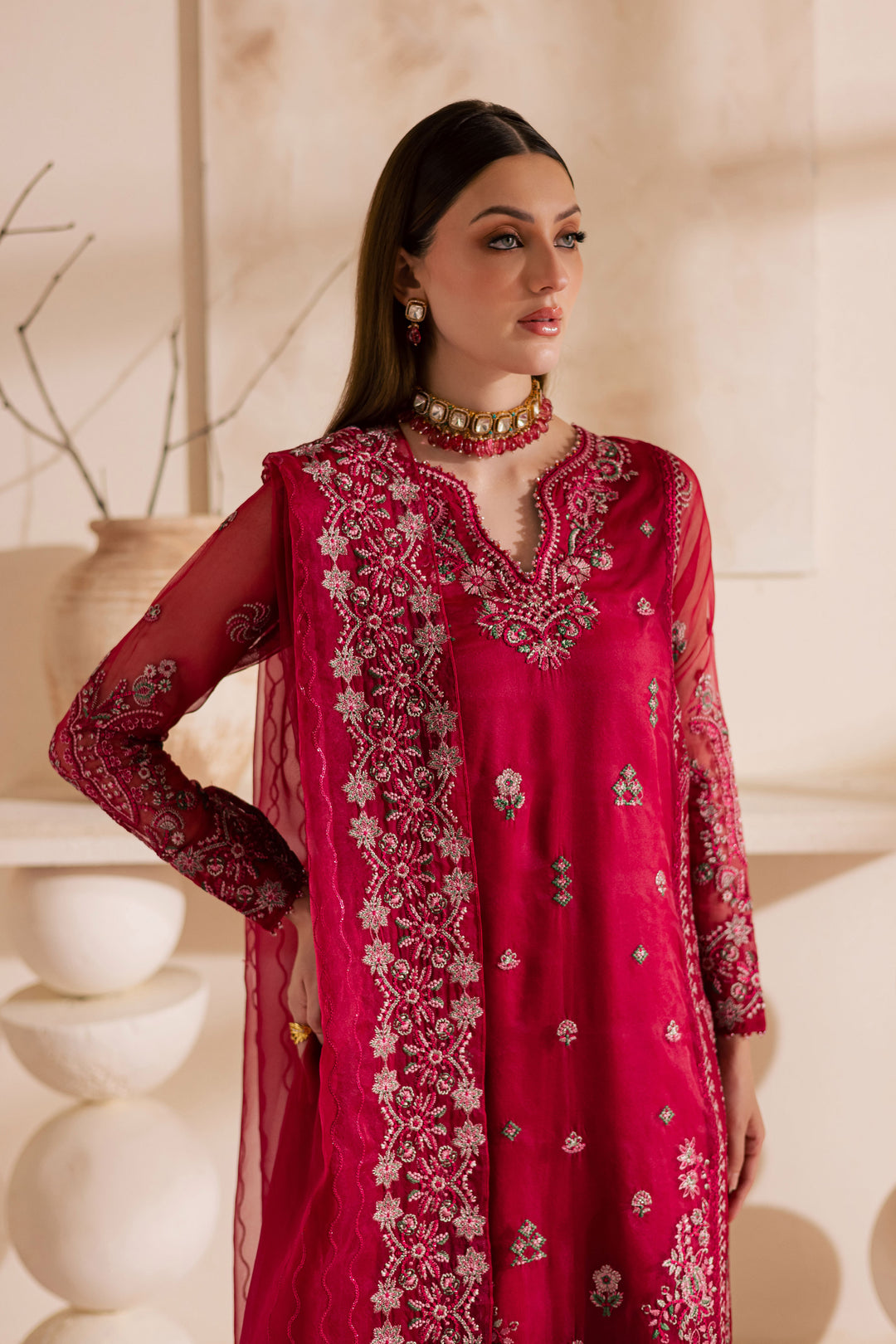 Gulshan Zara 3Pc - Embroidered Luxe Pret Gulshan Zara 3Pc - Embroidered Luxe Pret