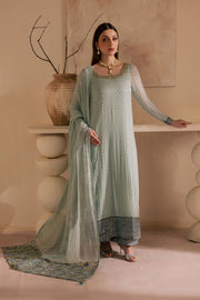Gulzar 3Pc - Embroidered Luxe Pret