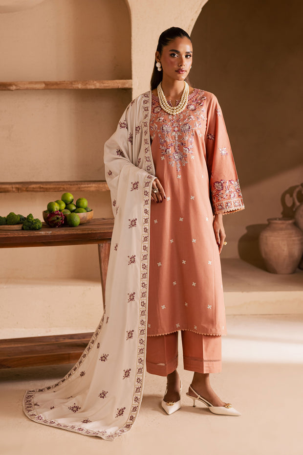 Hunter 3Pc - Embroidered Khaddar Dress