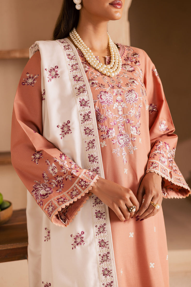 Hunter 3Pc - Embroidered Khaddar Dress