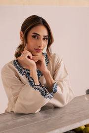 Jumbo 2Pc - Embroidered Khaddar Dress