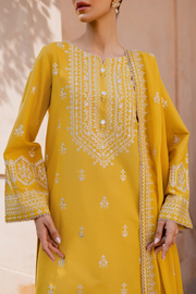 Lambo 3Pc - Embroidered Khaddar Dress