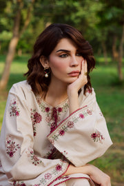 Meer 2Pc - Embroidered Khaddar Dress