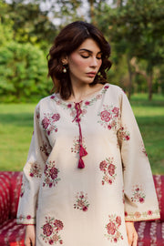 Meer 2Pc - Embroidered Khaddar Dress