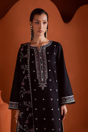 Noirline 3Pc - Embroidered Khaddar Dress