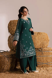  Nuriya 3Pc - Embroidered Khaddar Dress BATIK WINTER PRET 2025  BATIK   XS / Ocean Green / Khaddar-S / Ocean Green / Khaddar-M / Ocean Green / Khaddar-L / Ocean Green / Khaddar-XL / Ocean Green / Khaddar