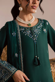  Nuriya 3Pc - Embroidered Khaddar Dress BATIK WINTER PRET 2025  BATIK   XS / Ocean Green / Khaddar-S / Ocean Green / Khaddar-M / Ocean Green / Khaddar-L / Ocean Green / Khaddar-XL / Ocean Green / Khaddar