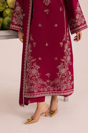 Royal Russel 3Pc - Embroidered Khaddar Dress