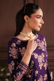 Sangria 2Pc - Embroidered Khaddar Dress