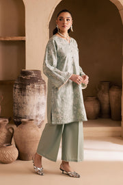Snow Puff 2Pc - Embroidered Khaddar Dress