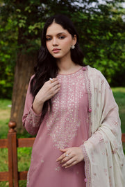 Solace Pink 3Pc - Embroidered Khaddar Dress BATIK WINTER PRET 2025  BATIK   XS / Tea Pink / Khaddar-S / Tea Pink / Khaddar-M / Tea Pink / Khaddar-L / Tea Pink / Khaddar-XL / Tea Pink / Khaddar