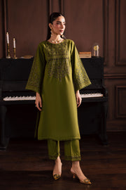 Topaz 2Pc - Embroidered Khaddar Dress