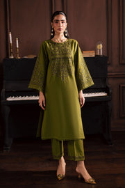 Topaz 2Pc - Embroidered Khaddar Dress