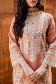 Zurah 3Pc - Embroidered Khaddar Dress